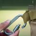 High-quality No. 8 Thickened Colorful D-shaped Carabiner With Lock, Safety Spring Buckle, Quick-release Screw Cap,_desvips.com