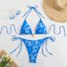Sexy Two-piece Bikini New Three-point Halter Swimwear_desvips.com