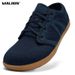 Minimalist Sneakers Fit Zero Drop Sole Optimal Relaxation Men's Cross Trainer Barefoot Shoes Wide Toe Box_desvips.com