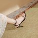 Women's fashion word with French pointy thin heels fashion all matching high heels sandals_desvips.com