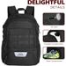 Football Black Independent Shoe Compartment Sports Backpack Oxford Cloth_desvips.com