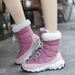 2022 New Ladies Snow Winter Warm Boots Plus Veet Padded Northeast Cotton Cross-border Large Size Women's Shoes_desvips.com