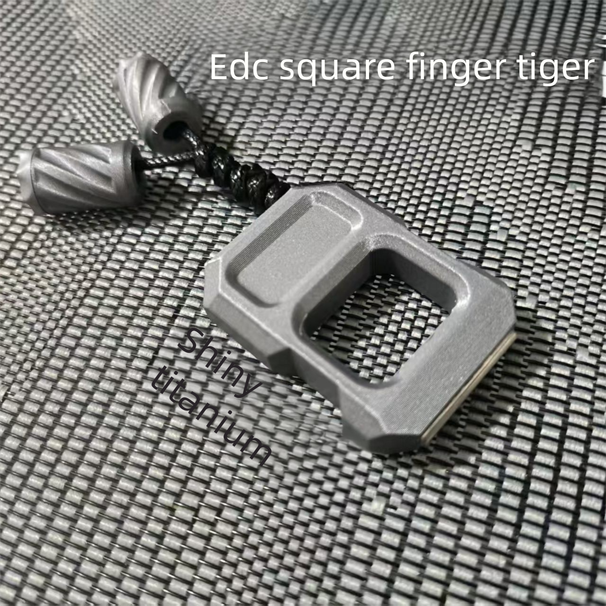 EDC Kife Lightweight Stailess Steel Attack Head Outdoor Tactical Gear Portable Self-Defese Tool Sigle Figer_desvips.com