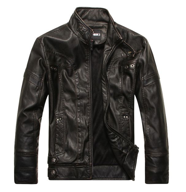 Men's Clothing men's motorcycle PU leather jacket leather jacket men's coat manufacturer leather jacket 8805_desvips.com