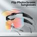 Cycling Sunglasses Polarized Photochromic Sports Glasses Eyewear Lip Up Goggles_desvips.com