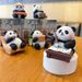 Chinese-style Small Gift,cute And Exquisite Resin Panda Figurine_desvips.com