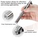 Mini Pen-Shaped Stainless Steel LED High Brightness Travel Camping Outdoor Household Portable Small Flashlight_desvips.com