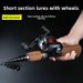 Portable Small Mini Baitcasting Reel Ultra Short Telescopic Lure Snakehead Bass Rod Horse Mouth Topmouth Culter_desvips.com