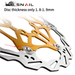SNAIL Floating Mountain Bike Pads 160/180/203MM Ultra-light Six-nail Brake Disc_desvips.com
