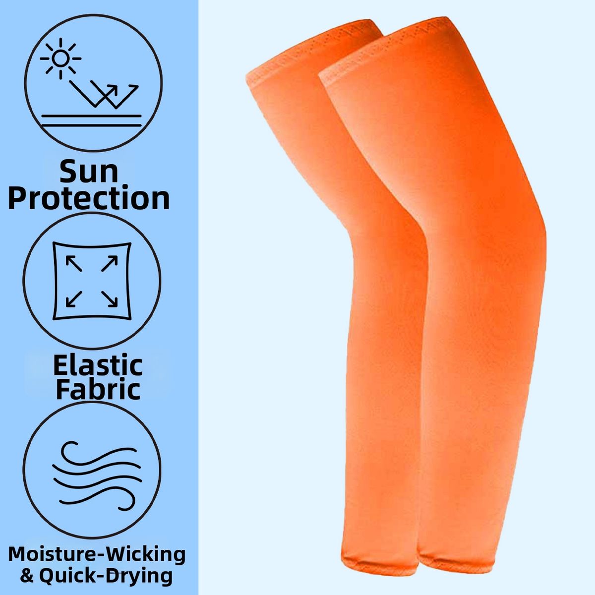 Sunscreen Arm Sleeves For Men And Women Ice Sleeves For Outdoor Cycling And Driving UV Protection Sports_desvips.com