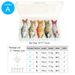 TREHOOK 5pcs Sinking Wobbler Set Crankbaits Fishing Kit Artificial Bait Hard Lure Swimbait Pike Wobblers For Bass Fishing Tackle_desvips.com