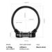 ROCKBROS Bicycle Lock 4 Digit Lock Combination Lock Cable Lock Portable_desvips.com