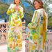 Women's Clothing new printed holiday long sleeved two piece suit INS loose casual trousers suit _desvips.com