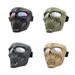 Tactical Motorcycle Goggles For Off-Road Riding – Skull Design, Anti-Fog, Interchangeable Lenses, UV Protection – Unisex For Men & Women_desvips.com