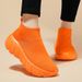 Hot Sale Fashiion Orange Running For Women Breathable Socks Men's Sports Sneakers High-top Platform Shoes Trainers Men_desvips.com
