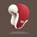 Winter Lei Feng Hat For Women, Fleece-Lined, Thickened, Warm Cycling Hat, Outdoor Electric Bike Cold-Proof, Ski Ear_desvips.com