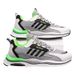 Breathable Mesh Sports Korean Fashion Trend Travel Running Shoes Casual Men's Sneakers Flat Heel Cross Buckle Design_desvips.com
