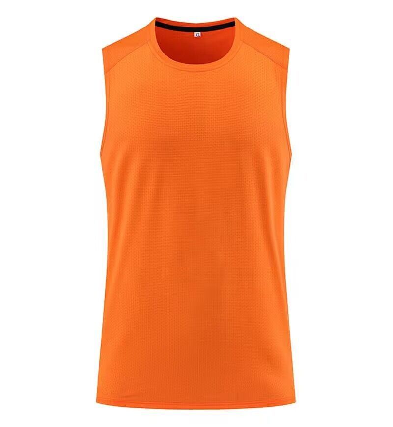 Men's Clothing Quick-Drying Vest Loose Training Ice Silk Running Vest Sports Fitness Clothes Waistcoat _desvips.com