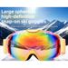 Outdoor Sports Large Ball Surface Go, Snap-on Prescription, Double Layer Anti-fog, Unisex Ski Glasses, Sandproof_desvips.com