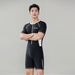 New Men's Swimsuit One-Piece Short Sleeve Diving Sun Protection Quick-Dry Rash Guard Snorkeling Sports Fitness Suit_desvips.com
