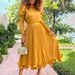 Women's Clothing women's autumn puff sleeve top pleated skirt two piece suit_desvips.com