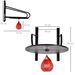 Set Boxe Pera Veloce Con Piattaforma Installazione A Muro, Pompetta, Accessori Inclusi, 60 X 73 X 80 Cm_desvips.com