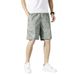 Cross-border Summer Pure Cotton Sports Casual Shorts For Men, Thin Beach Shorts, Straight Loose Camouflage Mid-length_desvips.com