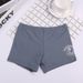 Xinhai Zhiyue Boys' Wholesale Children's Solid Color Hot Spring Boxer Swimwear Swim Trunks For Big Boys_desvips.com