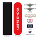 31-Inch Double Kick Skateboard, Professional Maple Deck, Beginner-Friendly Street Skateboard For Men & Women_desvips.com
