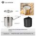 Outdoor 304 Stainless Steel Cookware Set: Portable Hanging Pot & Cooking Pot For Camping & Picnics_desvips.com