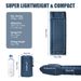 Tomshoo Inflatable Sleeping Pad Extra Thick 4In Self-inflating Mats Air Mattress W Built-in Pump For Camping Backpacking_desvips.com
