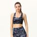 2023 New Sports Bra With Chest Pads, Wireless Shockproof Cross Back Bra, Printed Yoga Vest_desvips.com