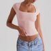 Diyun Yoga Wear Sports Stretch Slim Fit T-Shirt Women's Clothing 2025 Summer_desvips.com