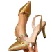 Huizhou Women's Shoes Party New Gold Sandals Women Thin Heel Bow High Heels_desvips.com