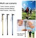 Aluminum Alloy Stick Foldable Trekking Poles Walking Sticks Anti Shock Telescopic Stick Hiking Stick Old Man Crutch_desvips.com