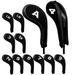 Golf Zipper Iron Cover Club Cover 10 Pcs 12 Pcs Long Zipper Protection Club Iron Cover_desvips.com