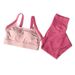 Women's High Strength Yoga Outfit Set Cat Ear Series Two Piece Sportswear Gym Set_desvips.com