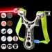 New Stainless Steel Slingshot High Precision Laser Rack Flat Rubber Band For Adults Outdoor Wholesale From Factory_desvips.com