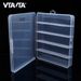 VTAVTA 5 Compartments Fishing Tackle Boxes Lures Baits Hooks Storage Case High Hardness Fishing Tools Carp Fishing Accessories_desvips.com