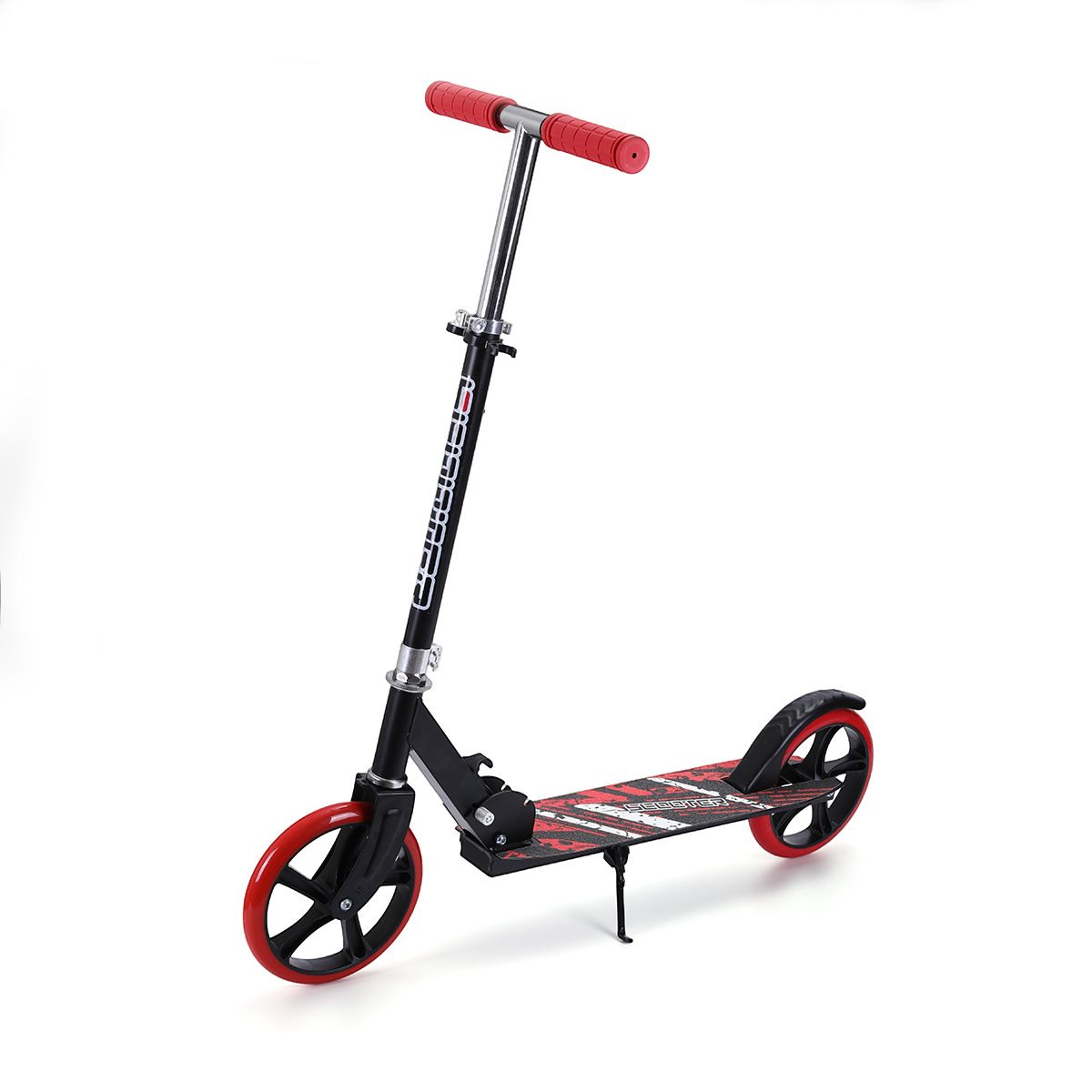 Adult Kick Two-Wheel Shock Absorption Adjustable Foldable Scooter Student Children's Commuting Tool_desvips.com