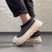 Logo 26ss 1 Correct Slip-On Sheepskin Waterproof Snow Boots New Model For Men And Women Couples Height-Increasing Thick-Soled_desvips.com