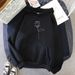 Women's Clothing autumn and winter new style hooded sweatshirt for women plus velvet student loose casual couple long sleeved tops for women_desvips.com