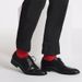 Match-Up Men Bamboo Red Breathable Anti-Bacterial Man Business Dress Socks (6 Pairs/Lot)_desvips.com
