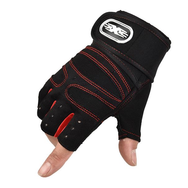 Fitness Half Finger Gloves Men And Women Wrist Guard Sports Dumbbell Riding Non Slip Horizontal Bar Exercise Training_desvips.com