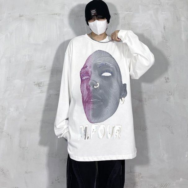 New Trendy Brand Hiphop Short Sleeve Printed Streetwear Unisex T-Shirt American Style_desvips.com