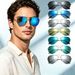 2026 New Unisex Classic Trend Colorful Pilot Glasses, Retro Round Metal Stent Sunglasses, Top Picks For Outdoor Sports Outfits_desvips.com