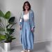 Women's Clothing Commuter Long Sleeve Two piece Suit Three dimensional Butterfly Decoration Thin Breathable_desvips.com