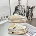Thick Sole Heightening Closed-Toe Half Slippers For Women, Light Luxury High-End Outdoor Casual Beggar Canvas Shoes,_desvips.com