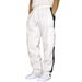 New multi pocket casual straight tube loose color blocked workwear sports and fitness pants, outdoor pants_desvips.com