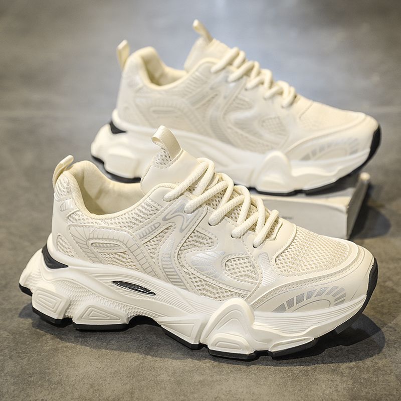 Sunshine New Dad Trendy Versatile Sports Breathable Mesh Student Men's Shoes_desvips.com